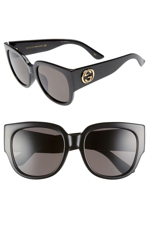 gucci women's sunglasses nordstrom rack|55mm square sunglasses gucci.